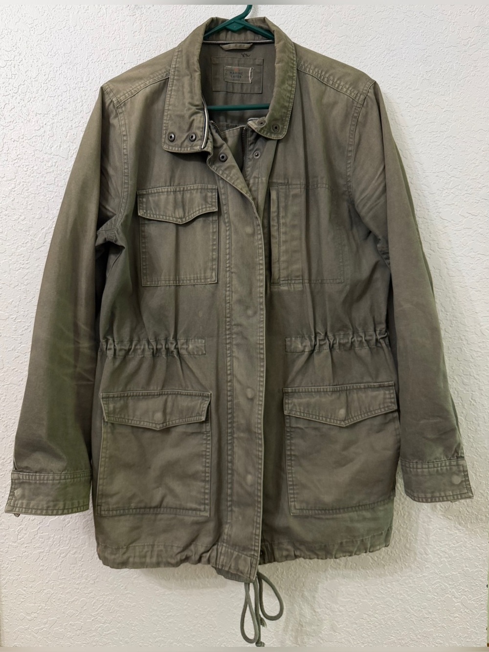 Marine Layer Olive Utility Field Jacket - XL